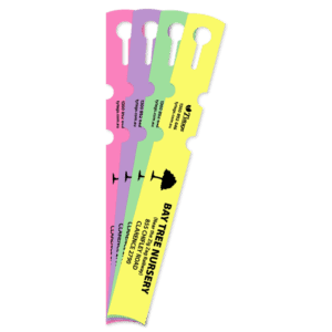 Wrap Around 1 nursery plant labels clear cut