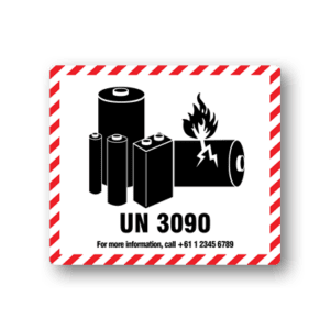 Lithium Battery Labels - UN3090