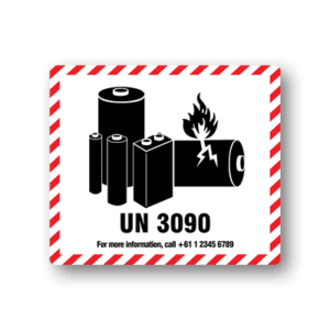 Lithium Battery Labels - UN3090