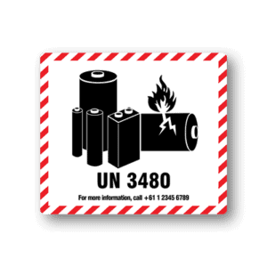 Lithium Battery Labels - UN3480