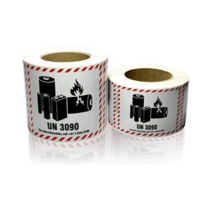 Large Lithium Labels (110 x 127mm)