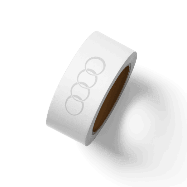 Dowell White Motif 50m Roll