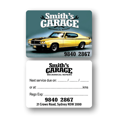 Smith's Garage Service Labels - Mechanical Repairs