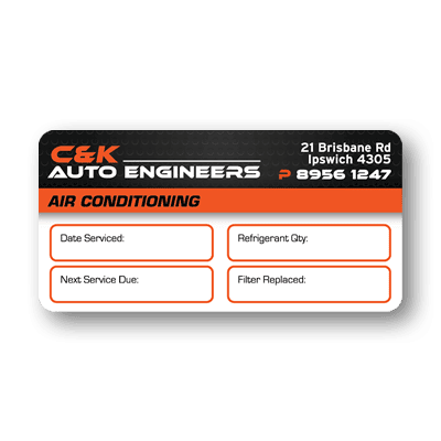 C&K Auto Engineers Under Bonnet Labels