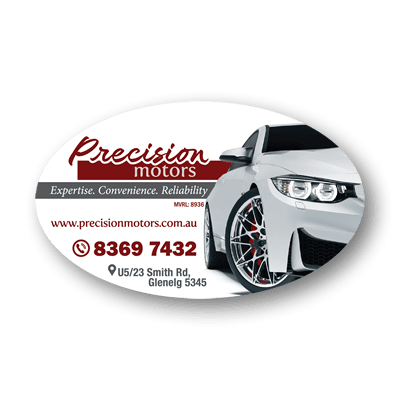 Precision Motors Oval Bumper Stickers - Expertise, Convenience, Reliability