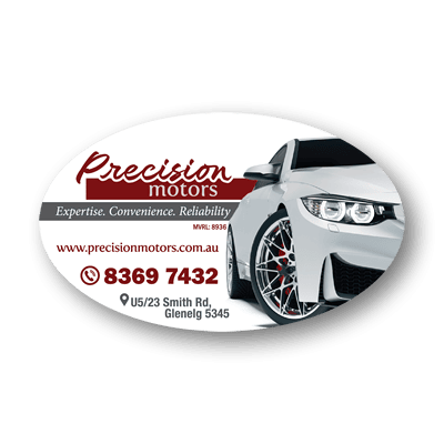 Precision Motors Oval Bumper Stickers - Expertise, Convenience, Reliability