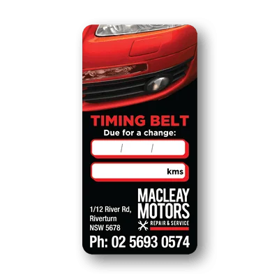 Macleay Motors Under Bonnet Labels - Repair & Service