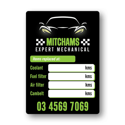 Mitchams Expert Mechanic stickers